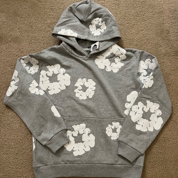 Gray Denim Tears Hoodie